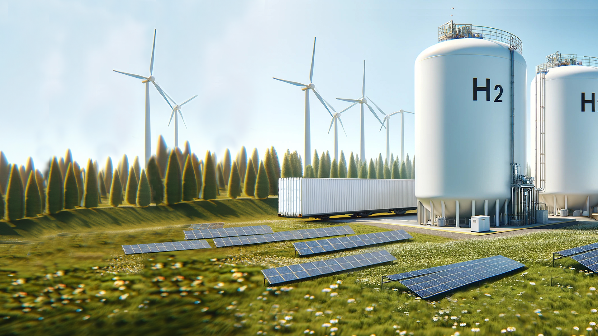 Renewable energy generation with H2 storage