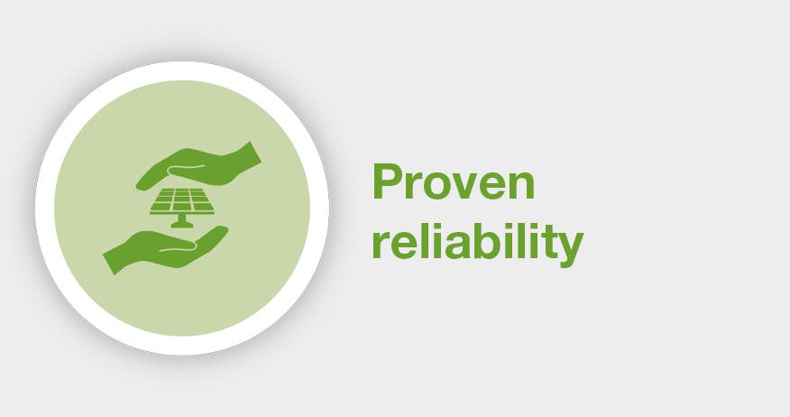 Product image for bankability, dedicated to proven reliability