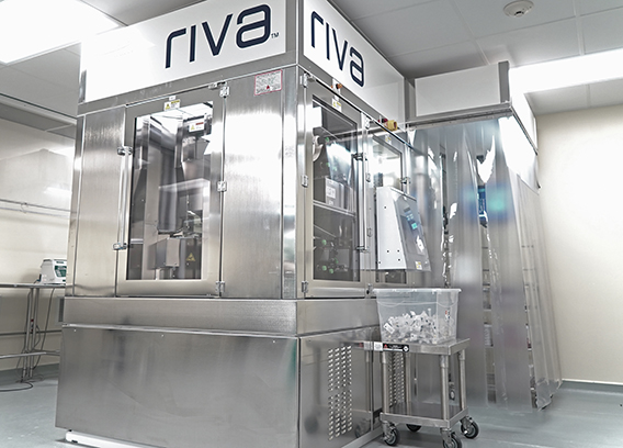 Hi-tech down to the last detail: the RIVA™ infusion compounding system