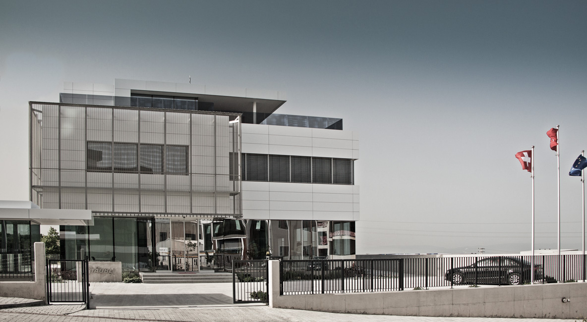 Picture of the Stäubli Sanayi Makine ve Aksesuarları Tic. Ltd. Şti building in Istanbul, Turkey. Edited with brand fresh-up filter and cut in focus image size.